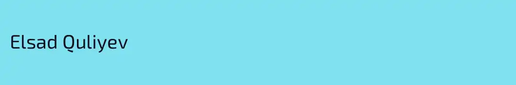 Elsad Quliyev